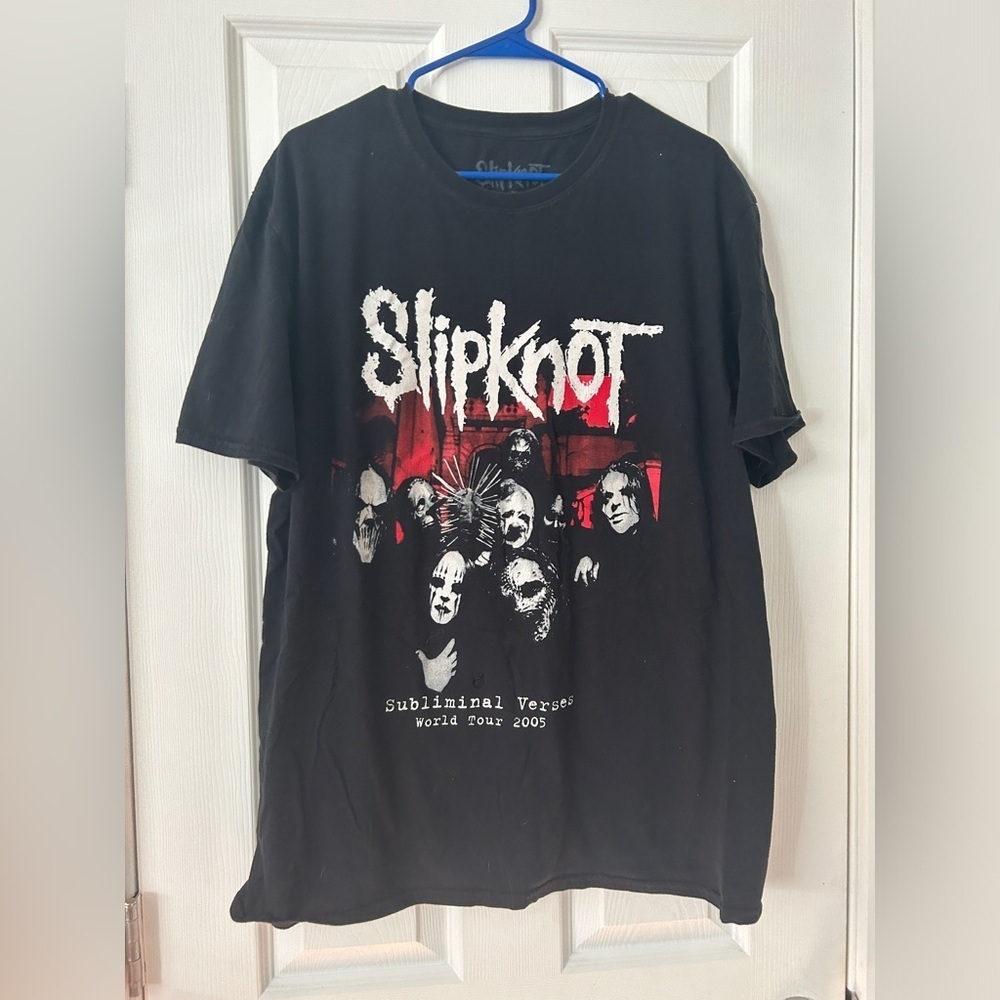 Slipknot Subliminal Verses 2005 Tour Tee